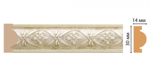 Молдинг DECOMASTER 157-937 ДМ (30*13*2400 мм)
