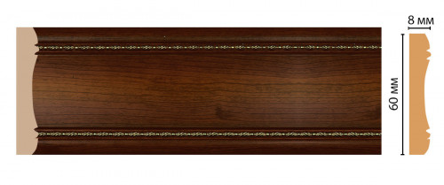 Молдинг DECOMASTER 185-51 (60*8*2400мм)