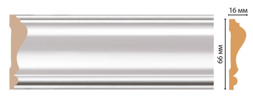Молдинг DECOMASTER D022-114ДМ (66*16*2400мм)