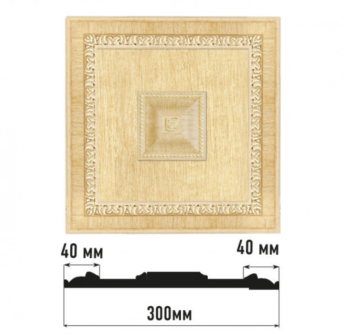Декоративное панно DECOMASTER D31-5 (300*300*32мм)