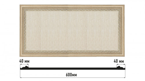 Декоративное панно DECOMASTER D3060-59 (600*300*18мм)