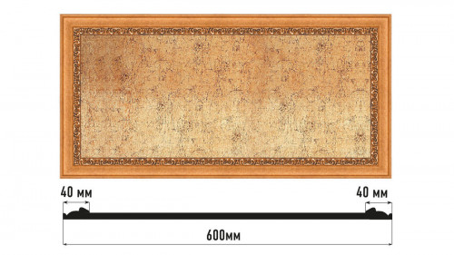 Декоративное панно DECOMASTER D3060-1223 (600*300*18мм)
