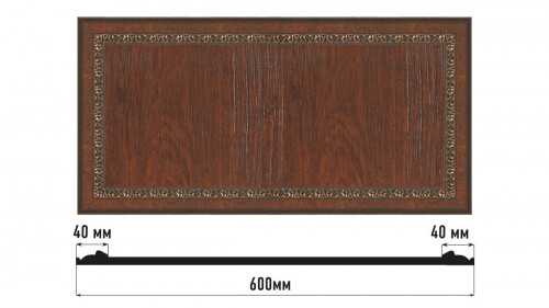 Декоративное панно DECOMASTER D3060-2 (600*300*18мм)