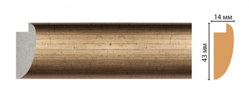 Багет DECOMASTER FM6-1 (43*14*2850мм)