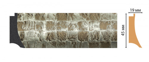Багет DECOMASTER FM5-4 (45*19*2850мм)