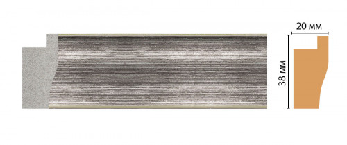 Багет DECOMASTER FM3-1 (38*20*2850мм)